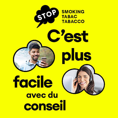 Visuel stop-tabac 1080x1080px : C'est plus facile avec du conseil 