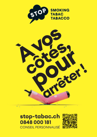 Affiche stop-tabac A4 (e-cigarette)