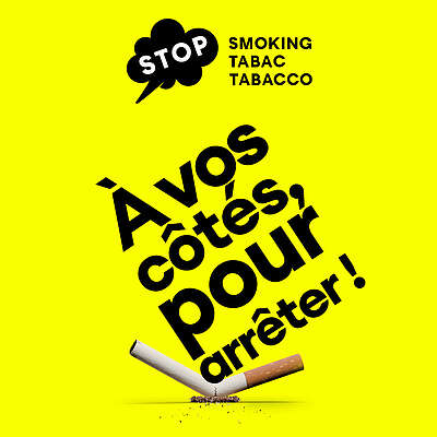 Visuel stop-tabac 1080x1080px : stop fumer (cigarette) 